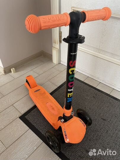 Самокат 3х колёсный