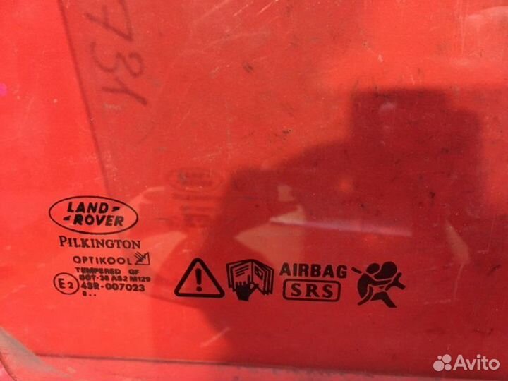 Стекло двери переднее правое Land Rover Freelander