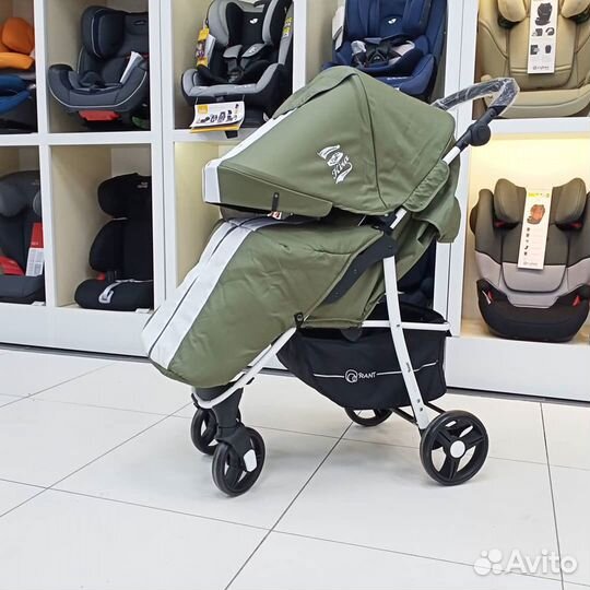 Коляска прогулочная Rant Kira mobile оливковый