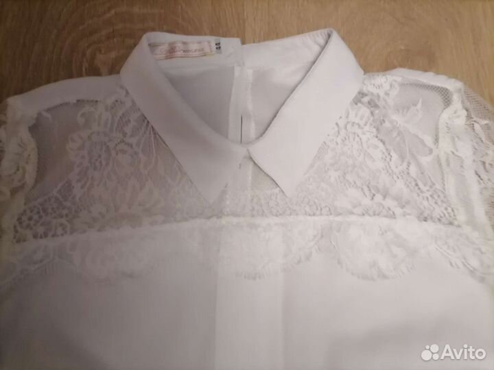 Блузка белая школьная 42-44