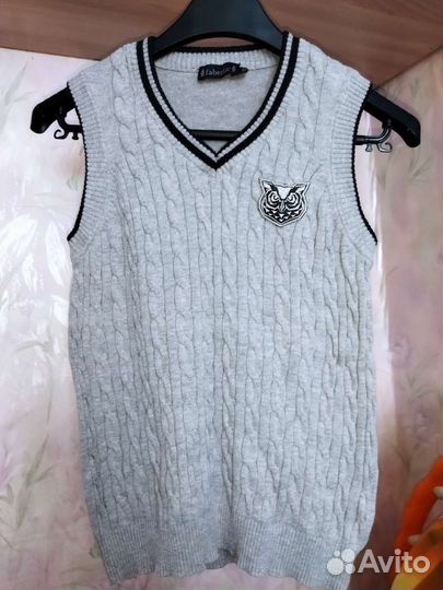 Жилетка для мальчика школьная 152