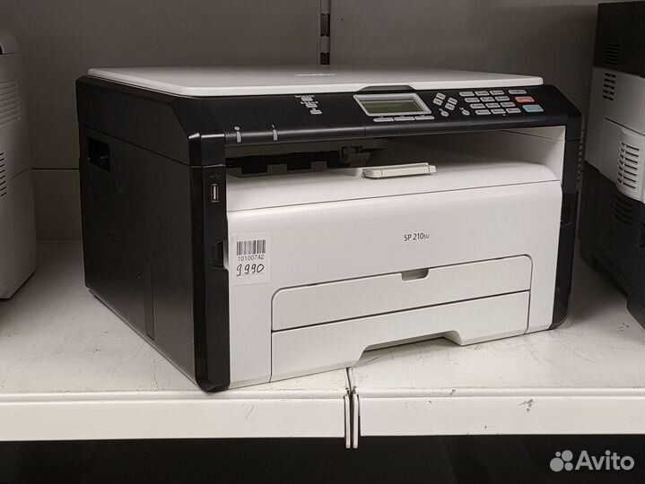 Мфу Ricoh SP 210SU лазерный чб