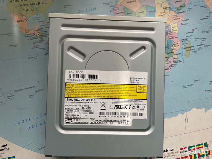 DVD/CD привод Sony NEC Optiarc Inc. AD-5170A