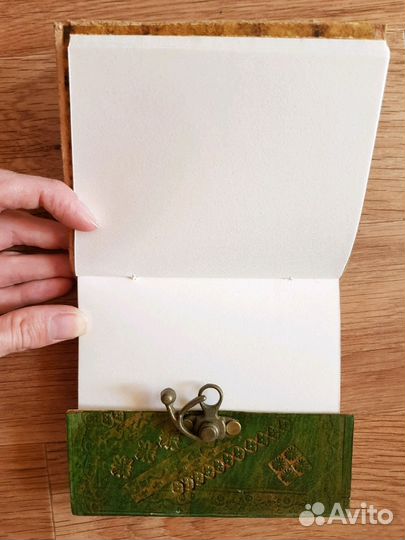 Кожаный блокнот