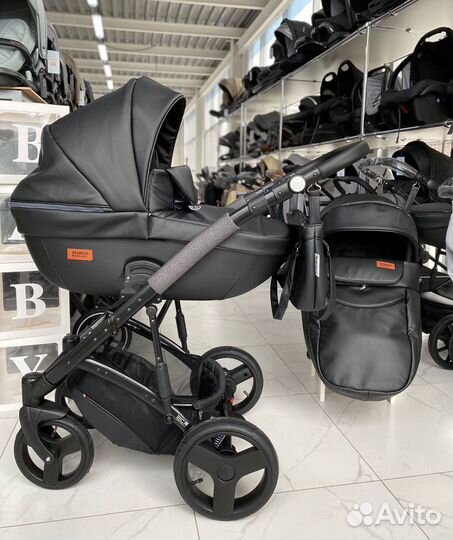 Коляска aicon Ecco (2 в 1) 01 черный