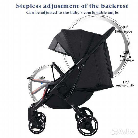 Коляска Dearest 718, аналог yo ya plus max