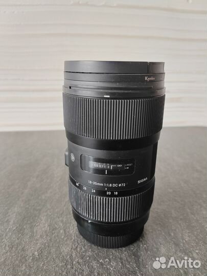 Объектив Sigma 18 35 mm 1.8 Art Canon