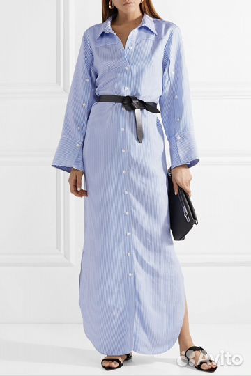 By Malene Birger платье рубашка в полоску