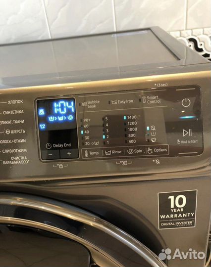 Стиральная машина samsung eco bubble 9 кг