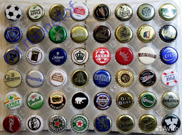 48 шт. пробка кронен пивная. набор (6)