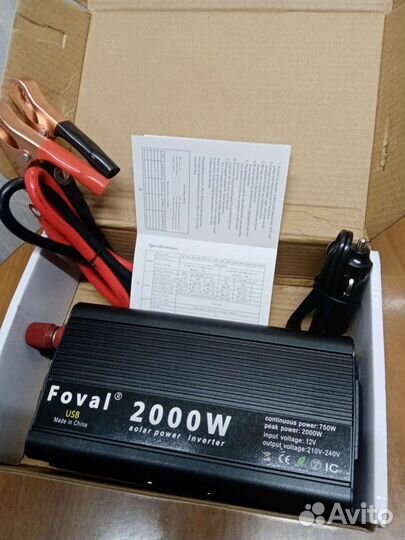 Инвертор преобразователь напряжения с 12- 220