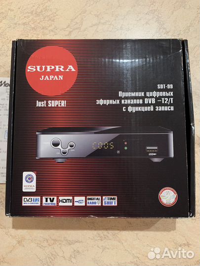 Тв приставка DVB-T2 Supra