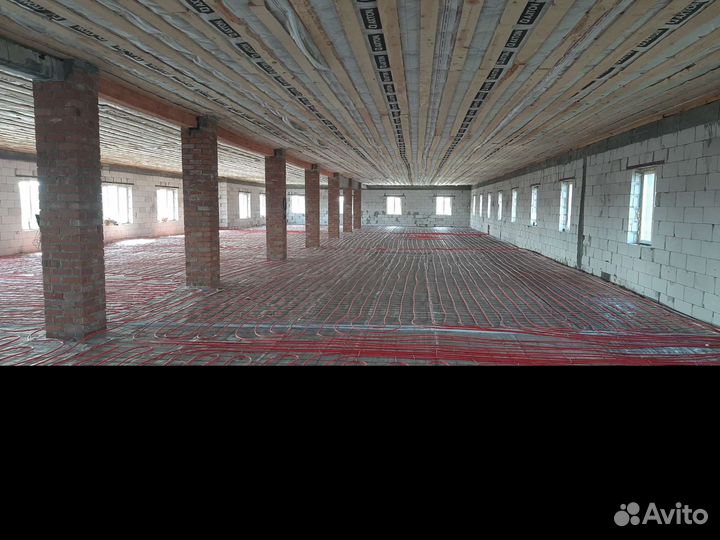 Монтаж водяного теплого пола