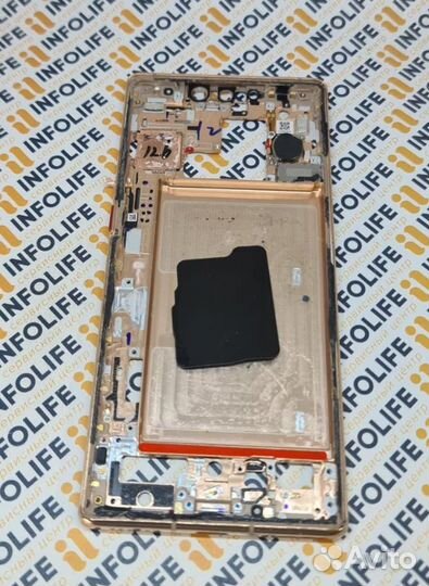 Рамка дисплея Huawei Mate 30 pro золото, ориг. б/у