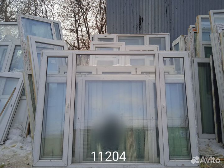 Пластиковое окно Б/У 1840(в)х2500(ш)