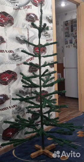 Елка искусственная советская СССР 160 см