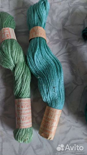 Нитки мулине СССР 20м 12,25номер