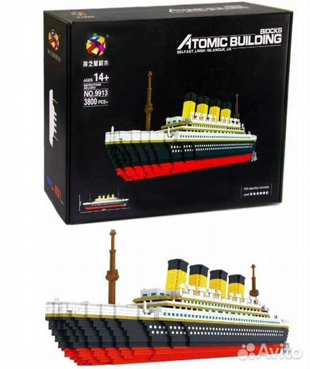 Конструктор аналог lego Титаник 3800 дет