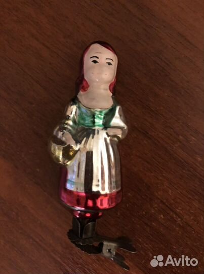 Красная шапочка елочная игрушка