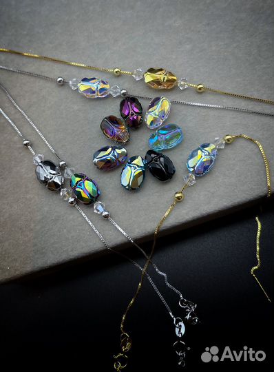 Браслет Swarovski «Скарабей»