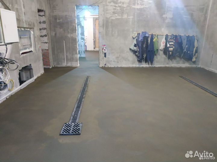 Полусухая стяжка пола в квартире