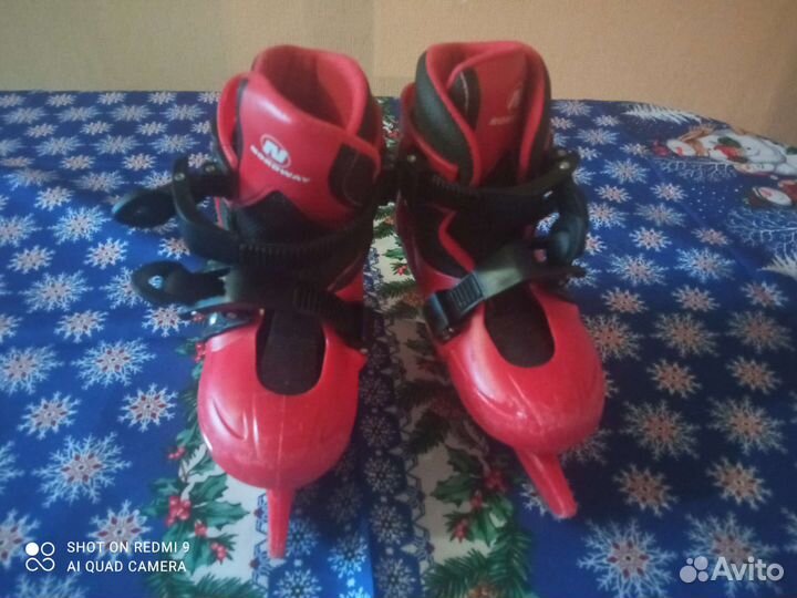 Коньки детские раздвижные nordway 30 33