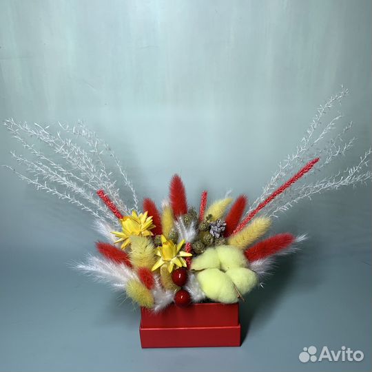 Букет из сухоцветов ручной работы