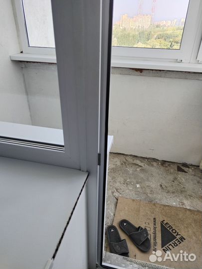 Балконная дверь с окном бу