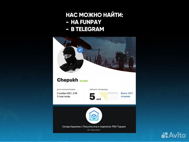 Подписка EA play (FC24, UFC 5, It Takes Two, A Way Out)