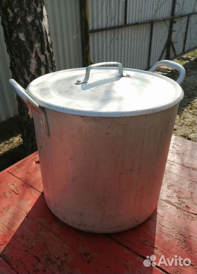 Кастрюля поварская алюминиевая большая