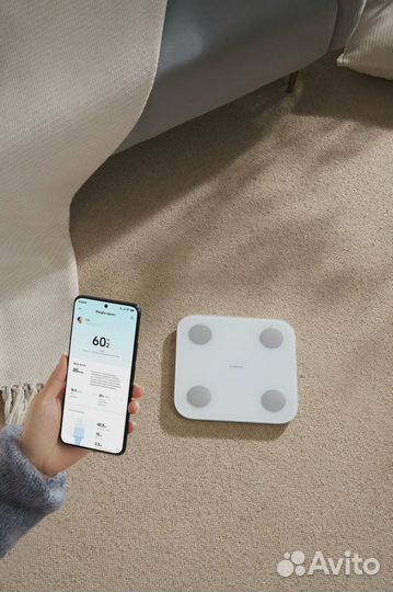 Умные весы Xiaomi Mijia Body Fat Scale S400, синие