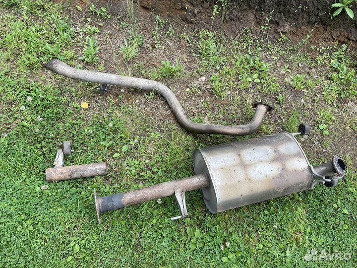 Глушитель prado 150 дизель 3.0