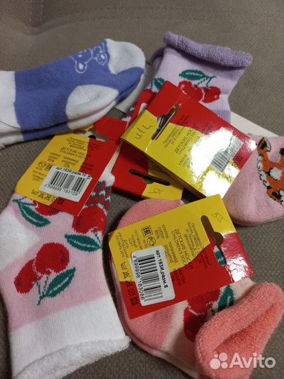Носочки р.8-18 новые
