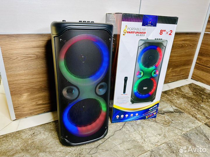 Колонка караоке Bluetooth большая RX-8253