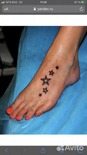 Мини татуировки