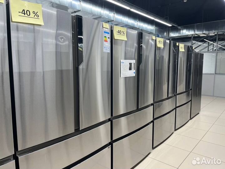 Холодильник многодверный Haier HB25fssaaaru