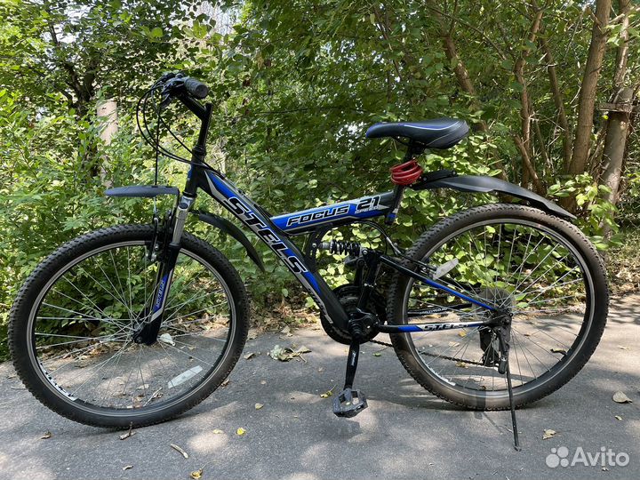 Горный велосипед Stels двухподвес