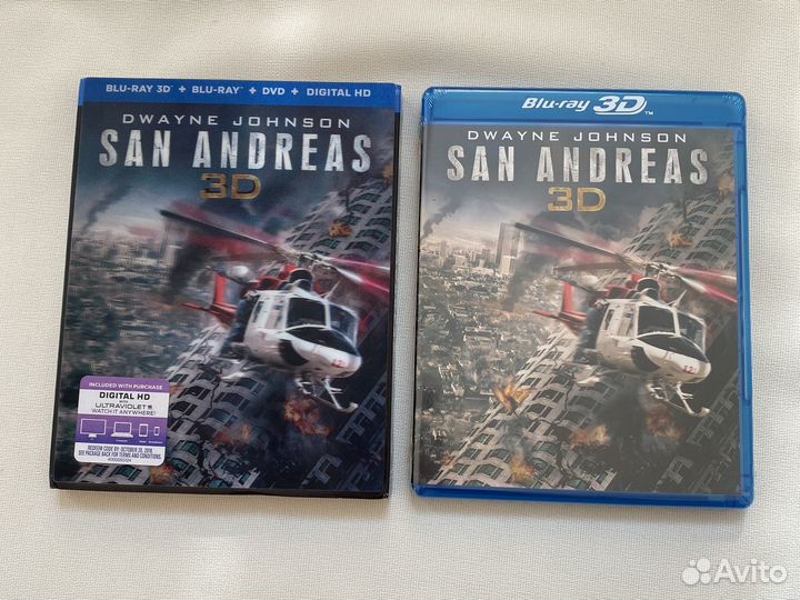 Новый Blu-ray 3d диск San Andreas США английский