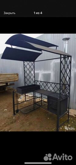 Кованый мангал для дачи