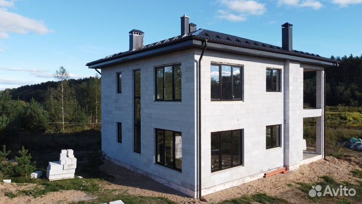 Строительство домов из газобетона под ключ