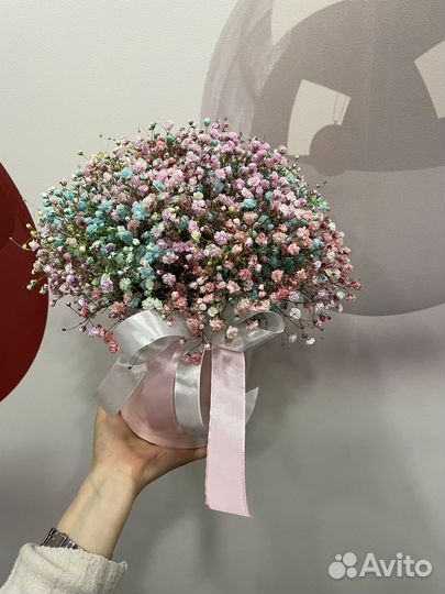 Букет цветов, композиция в коробке