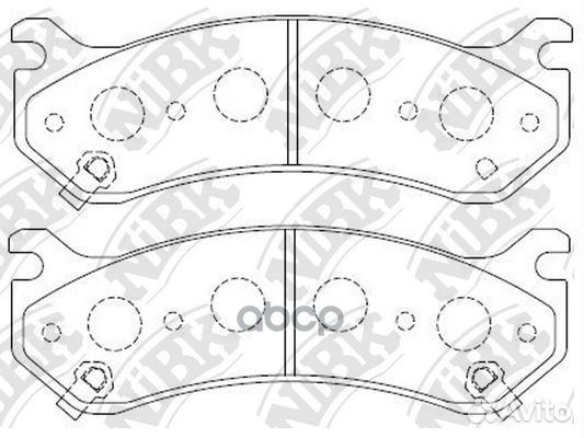 Колодки тормозные дисковые chevrolet tahoe 5.3