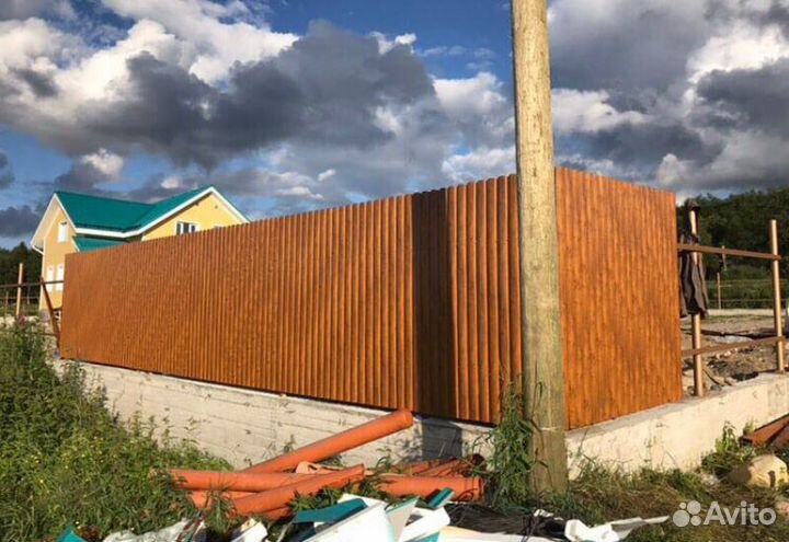 Заборы из евроштакетника под ключ