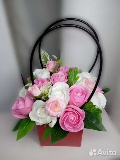 Мыльные тюльпаны и розы