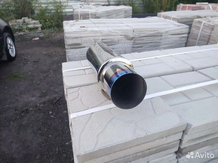 Выхлопная банка прямоток