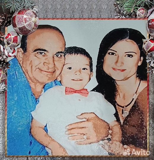 Алмазная мозаика по фото - набор