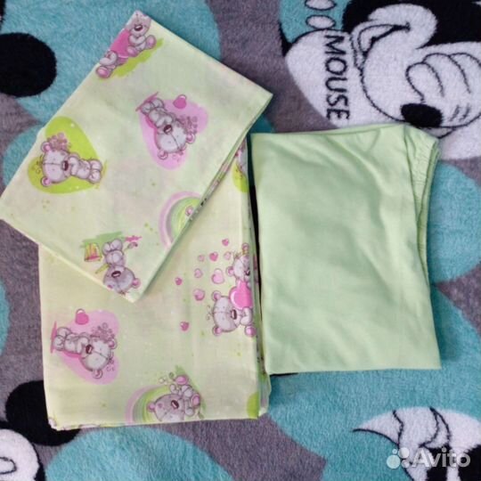 Постельное белье и плед от 0 до 3-х лет