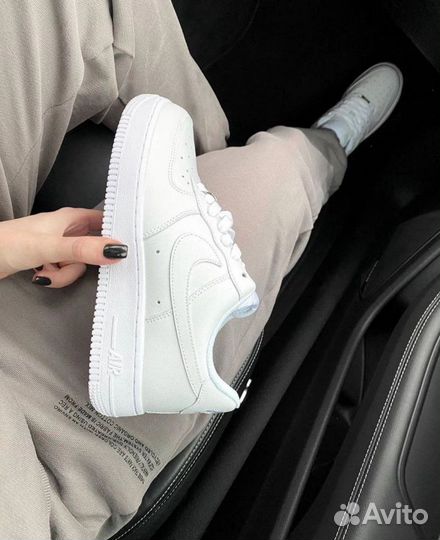 Кроссовки Nike air force 1 белые женские