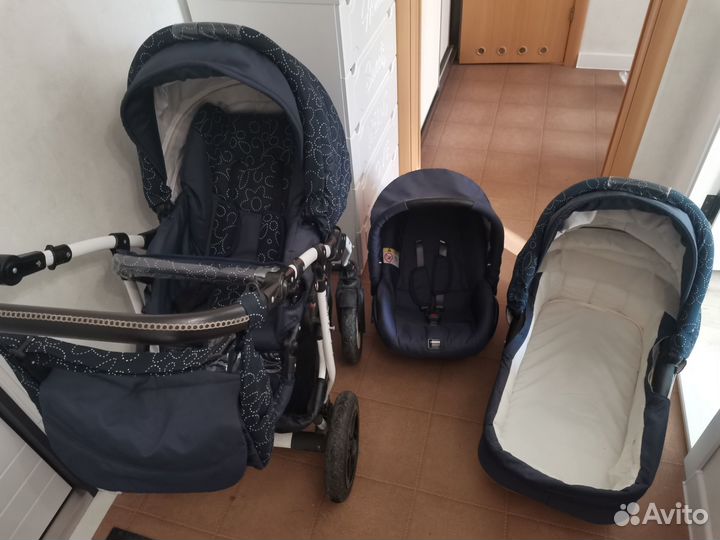 Коляска 3 в 1 бу