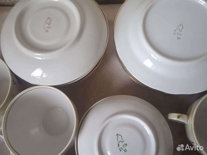 Сервиз чайно- кофейный мадонна/пастушка Дулево